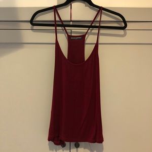 brandy melville maroon top